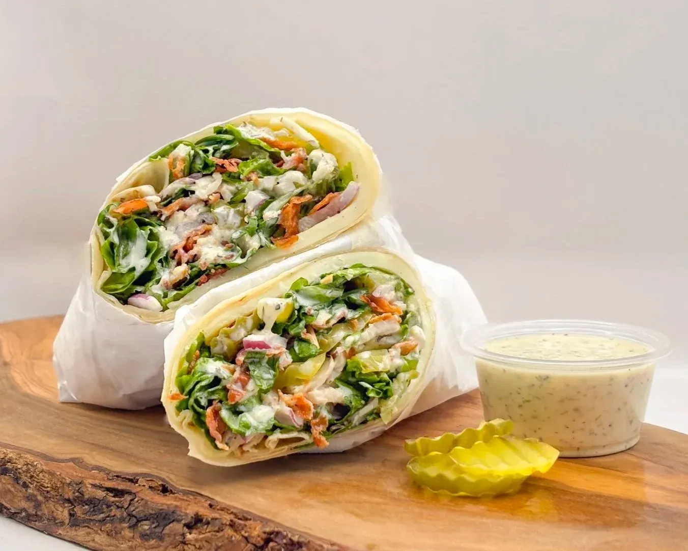 Pickle Club Salad Wrap