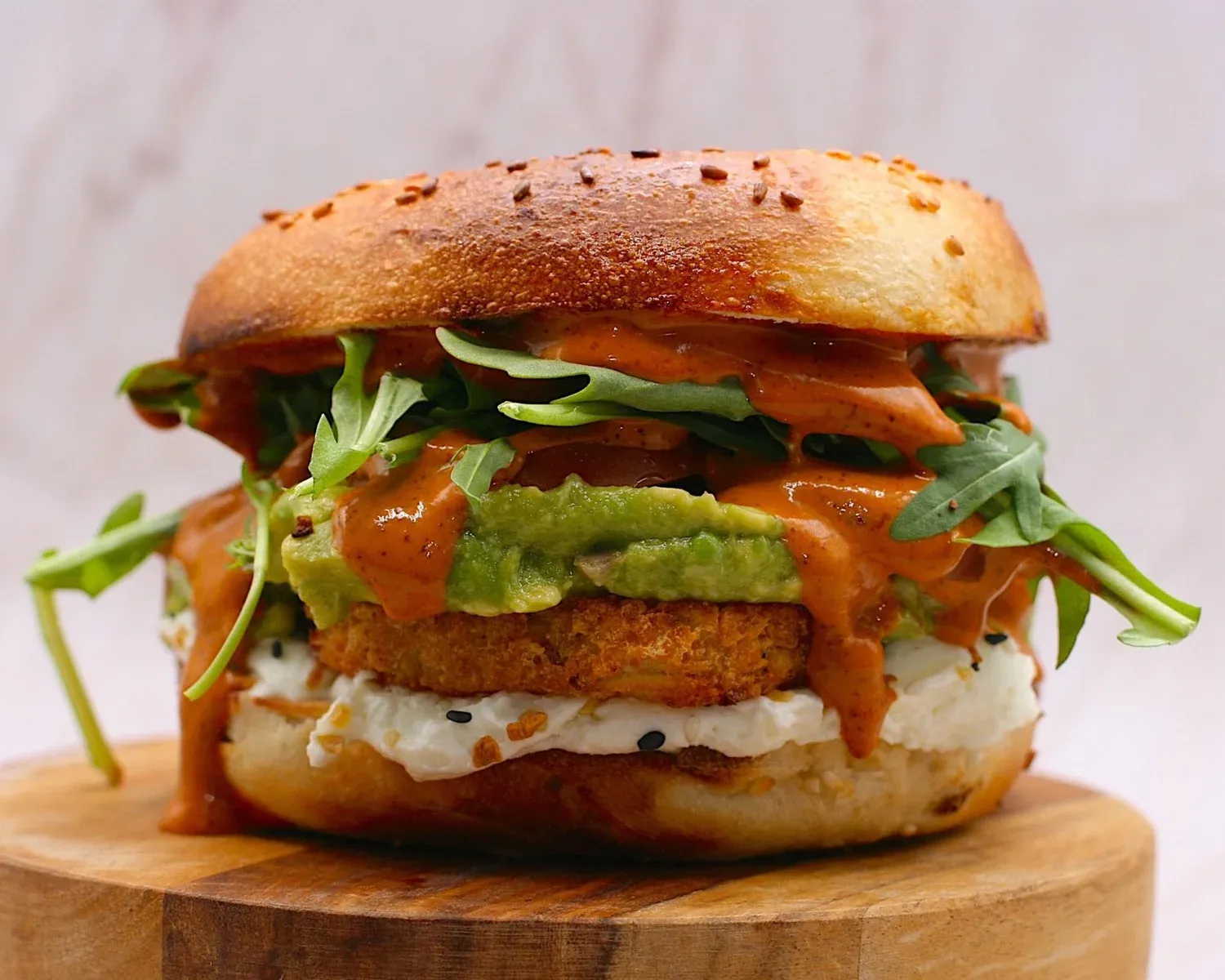Veggie Chipotle Bagel Sammy